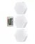 SET DE LUCES LED x3 HEXAGONALES