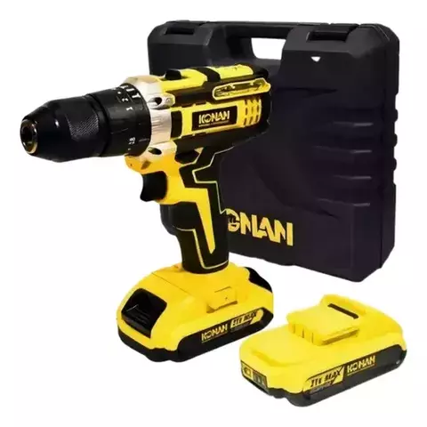 Taladro inalambrico 21V 2 baterias KONAN