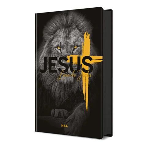 Bíblia Sagrada Naa letra normal capa dura Leão Pão Diário - comprar online