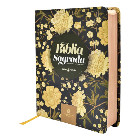 Bíblia Sagrada NVI Capa Flores Espaço Anotações Leitura Perfeita - comprar online