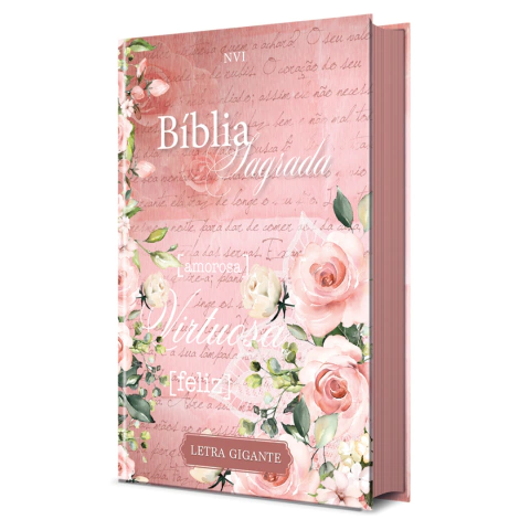 Bíblia Sagrada NVI Capa Dura Letra Gigante Mulher Virtuosa |