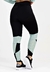 Calça com Detalhe Verde Legging Metamorfose Preto | REF: MTF24 - lojadajhe