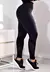Calça Legging Fitness Cintura Alta Academia Preta com Detalhe em Tela Dry Fit | REF: SV22 - lojadajhe