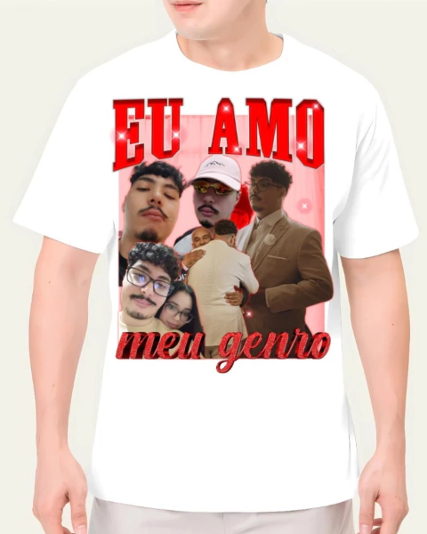 Camiseta Personalizada Eu Amo meu Genro Meu Sogro Nora Sogra do P AO G3 - comprar online