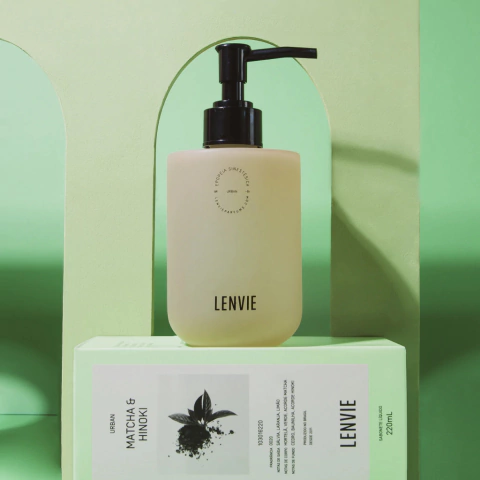 Sabonete Líquido Matcha & Hinoki Urban Lenvie 220ml