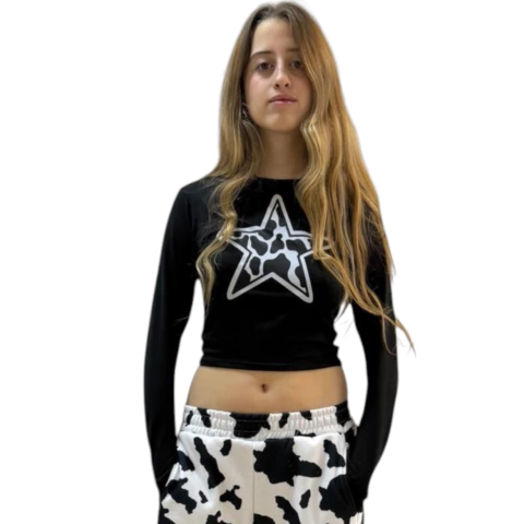 23619 Pupera c/ estrella vaca negra - comprar online