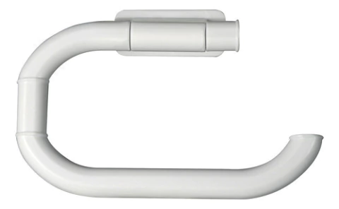 Porta Rollo Papel Higienico Plastico Baño Auto Adhesivo