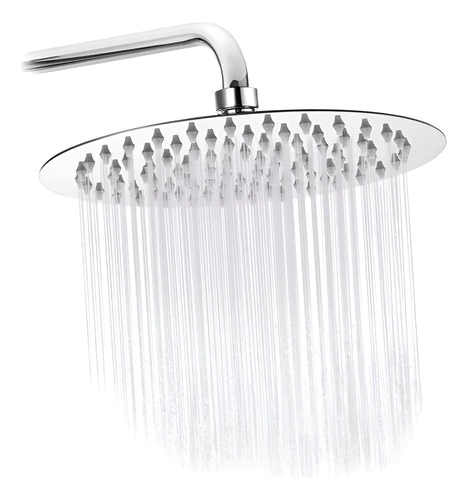 Flor De Ducha Redonda 30 X 30 Cm Acero Inoxidable Articulada