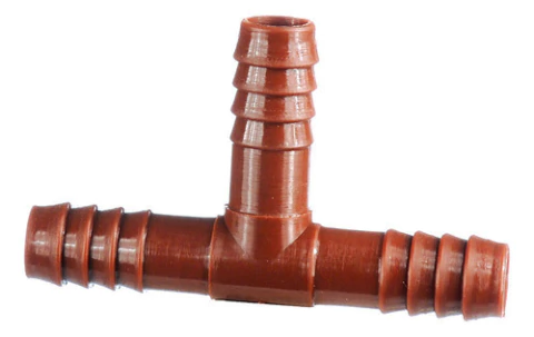 Union Tee Espiga 3/4 Pulgada Polipropileno Agua Pack X10 Un