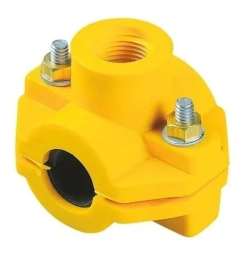 Montura Abrazadera Para Caño De Gas 1 X3/4 Derivacion Epoxi