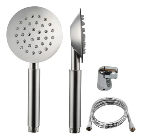 Kit De Duchador De Mano Anticalcareo Con Flexible Y Soporte