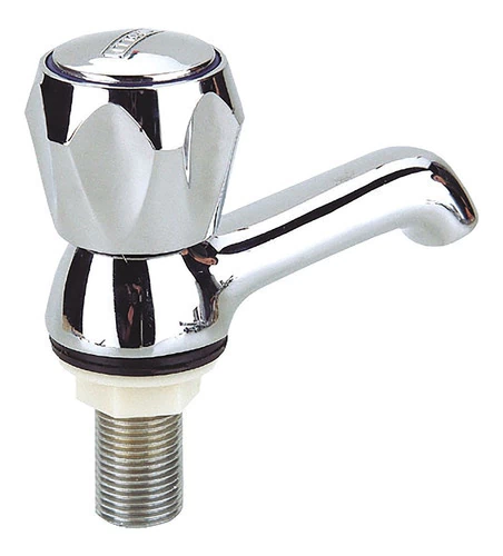 Griferia Canilla Metalica Bronce Lavatorio Pico Corto 1 Agua