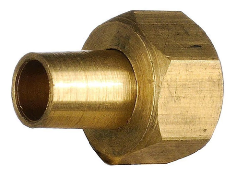 Union Flotante Para Soldar Plomo De 3/8 Hembra Bronce