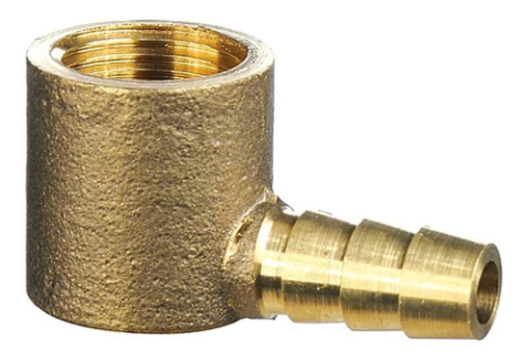 Teton Curvo Hembra De 1/2 Bronce Con Espiga