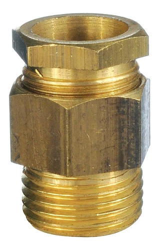 Adaptador Conexión De Rosca Hembra 1/4 X 3/8 Macho Bronce