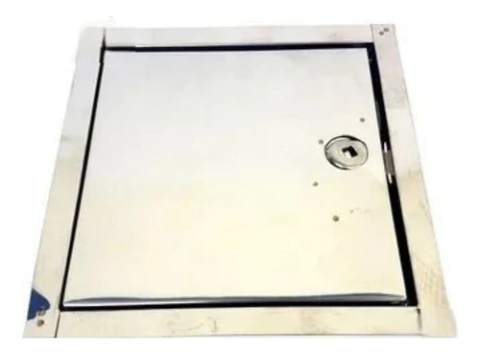 Tapa Puerta Llave De Paso Acero Inoxidable 20x20