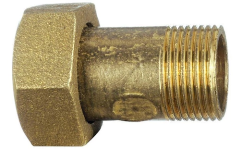 Union Reductora De Bronce De 3/4 Hembra X 1/2 Macho