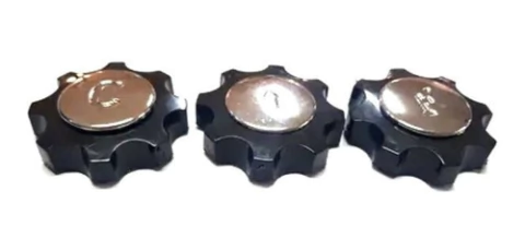 Repuesto Volante Manija Plastica Par Azabache Canilla Pack 3