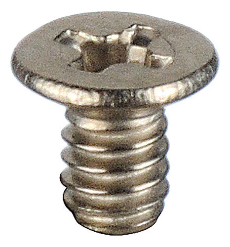 Tornillo 5/32 X 1/4 De Bronce Cromado Para Reja Pack X100