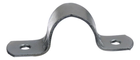 Grampa Abrazadera Omega Metal 1 1/2 Pulgadas Caño Pack X10