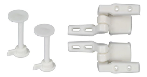 Asiento Para Inodoro Vml Repuesto Sanitario 4815/87 De Plástico Con Forma Redonda Blanco Liso 220v