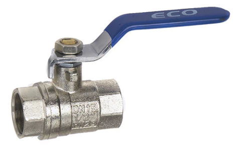 Valvula De Paso Llave Esferica De Metal 1/2 Pulgada Riego