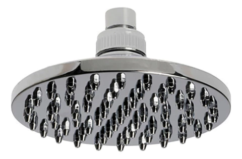 Flor De Ducha Lluvia Redonda Articulada Plastica 15cm