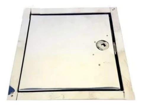 Tapa Puerta Llave De Paso Acero Inoxidable 20x20