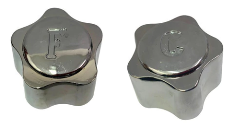 Repuesto Volante Bronce Ducha Canilla Para Modelo 61 Pack 2