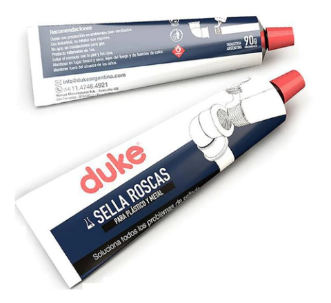 Pegamento Sella Rosca 90 Gr Duke Para Agua
