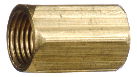 Cupla De Bronce De 1/4 Pulgada Rosca Hembra Pack X5 Unidades