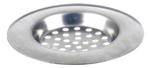 Rejilla Filtro Acero Inoxidable Bacha Pileta Cocina Pack X10 Color Plateado