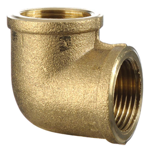 Codo De Bronce Roscado 1 Pulgada Hembra A 1 Hembra A 90º