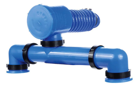 Sifón Doble Con Fuelle Pvc Para Bacha Pileta Cocina Cirino