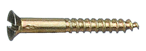 Tornillo De Hierro 21x40 Para Tarugo N°8 Pack X20 Unidades