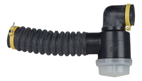 Sifon Simple Para Bacha Pileta De Pvc Con Codo Reforzado