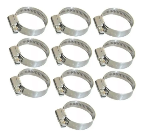 Abrazadera Acero Inoxidable 125 A 149mm Fleje 13mm Pack X10