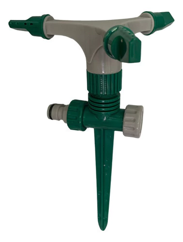Regador 3 Lanzas Giratorias Con Pinche Para Clavar Jardin