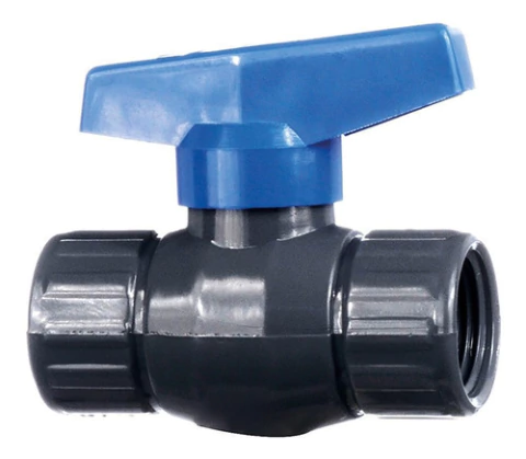 Valvula Esferica Agua Riego De Pvc 1 1/2 Pulgada