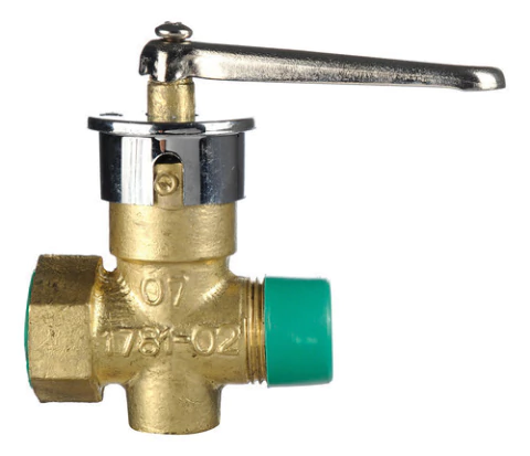 Llave De Paso Gas Esferica 1/2 Con Campana Bronce Aprobada