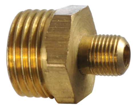 Buje Tuerca Reduccion De Bronce Hembra 1/4 Macho 1/8 Pestaña