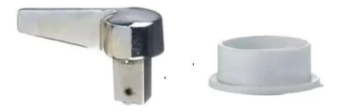 Manija Perilla Metalica Cuadrada Repuesto Mochila Ferrum