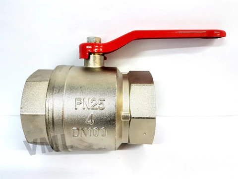 Valvula De Paso Llave Esferica Bronce 4 Pulgadas