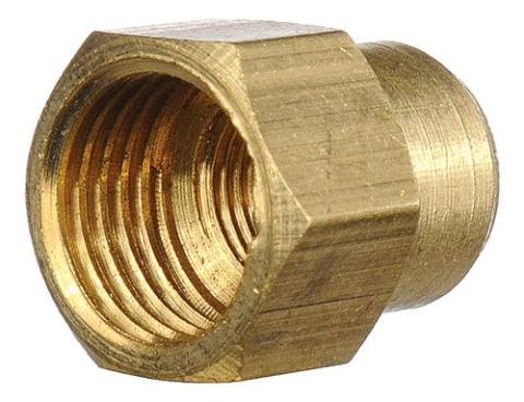 Cupla De Reduccion De Bronce De 1/2 Hembra A 3/8 Hembra