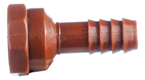 Espiga Rosca Hembra Con Espiga Toma Manguera 1/2 Pack X 10 Color Negro