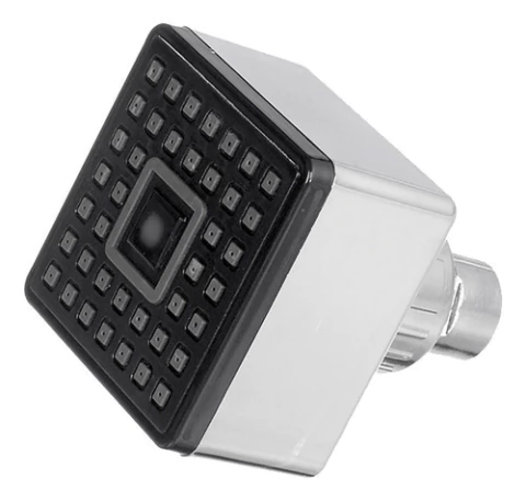 Flor De Ducha Lluvia Cuadrada 6,5cm Cuadrada Baño Vml Acabado Cromado Color Cromado