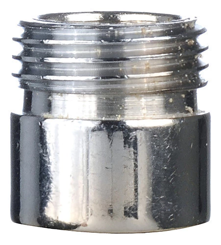 Adaptador Union Nuez Comun De Metal Para Brazo Lluvia Ducha Acabado Cromado Color Gris