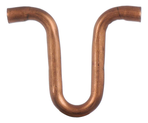 Caño Dilatador En Curva 1/2 De Cobre Para Agua Caliente