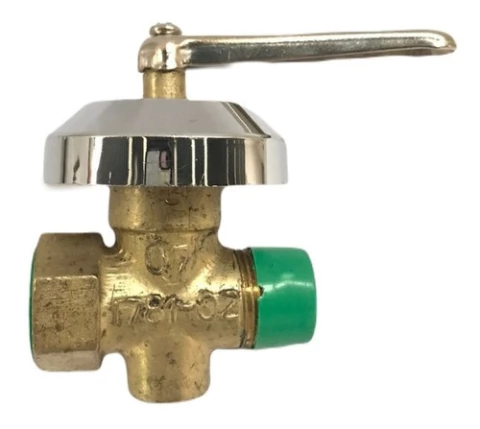 Llave De Paso Gas Esferica 3/4 Con Campana Bronce Aprobada