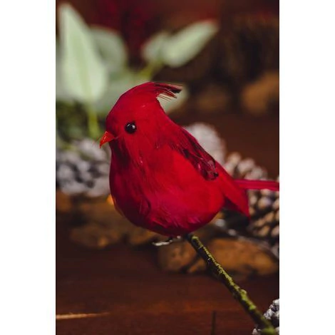 Pássaro Cardeal 15cm